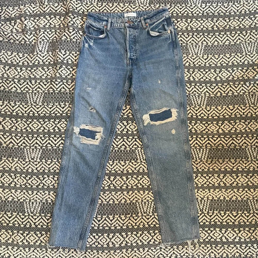 Anine Bing Betty High-Rise Relaxed Jeans – Size 28 - Picture 2 of 9